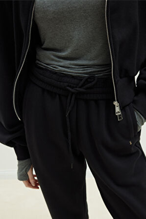 Siyah Cossie Jogger Eşofman
