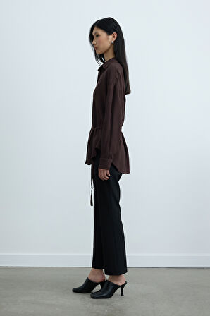 Siyah Janet Flare Pantolon