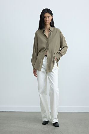 Haki Alessa Tensel Gömlek
