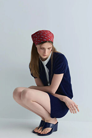 Lacivert Ema Havlu Hırka