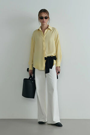 Sarı Alessa Tensel Gömlek