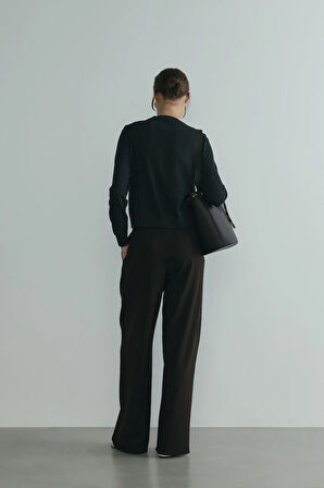 Antrasit Lea Triko Hırka