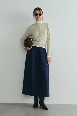 Bej Lea Triko Hırka