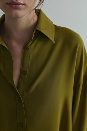 Yeşil Alessa Tensel Gömlek