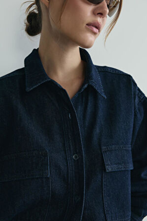 Mavi 88 Oversize Denim Gömlek