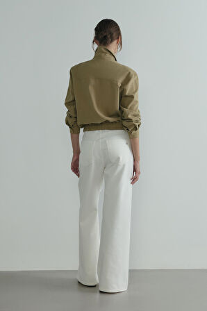 Beyaz 88 Wide Leg Jean