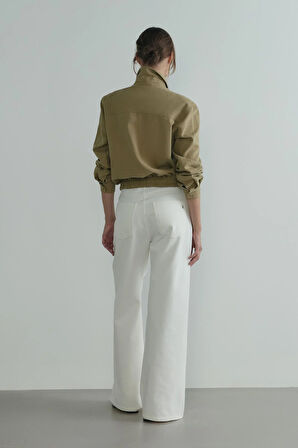 Beyaz 88 Wide Leg Jean