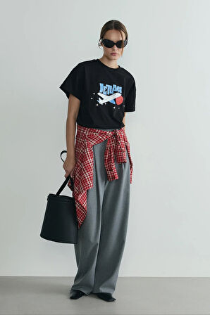 Kırmızı Slone Ekose Gömlek