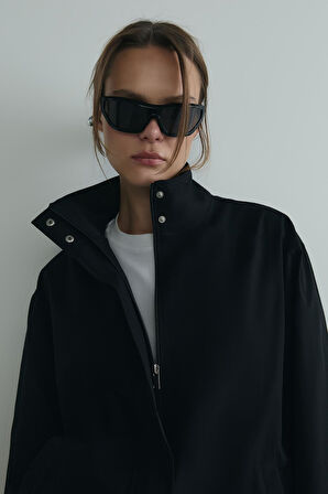 Siyah Cavie Bomber Ceket