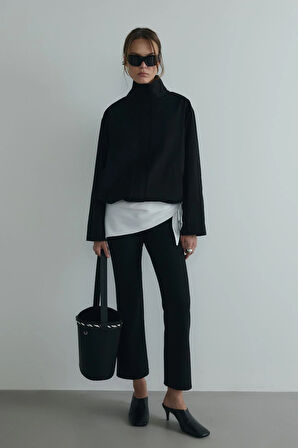 Siyah Cavie Bomber Ceket