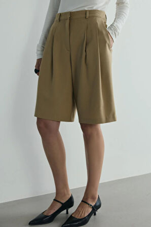 Camel Bren Bermuda Şort