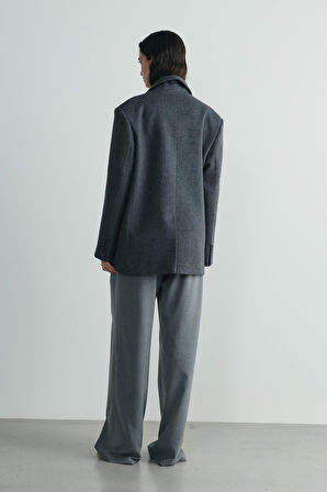 Füme Gina Kaşe Blazer Ceket