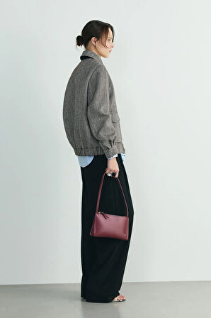 Acı Kahve Alder Kaşe Bomber Ceket