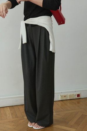 Füme Lina Pileli Pantolon