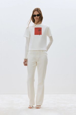 Ekru Darling Basic Tişört