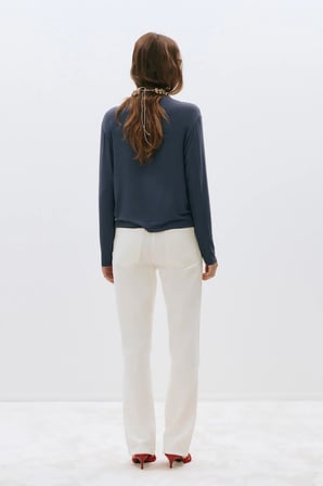 Ekru Effortless Straight Jean