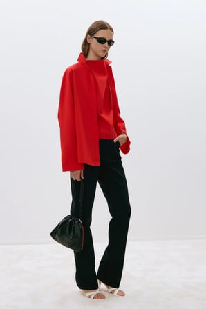 Siyah Effortless Straight Jean