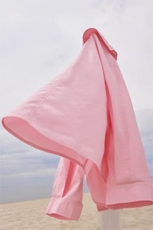 Pembe Klara Yıkamalı Poplin Gömlek