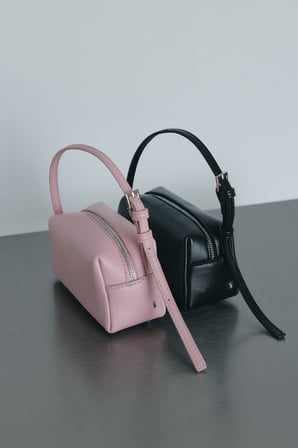 Pembe Mini Mervie Baget Çanta