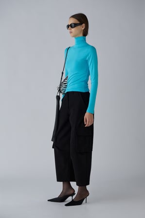 Turkuaz Boğazlı Body