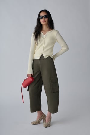 Haki Florence Kargo Pantolon