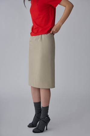 Taş Midi Gabardin Etek