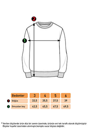 Toontoy Erkek Çocuk 3 Vıolatıon Baskılı Sweatshirt