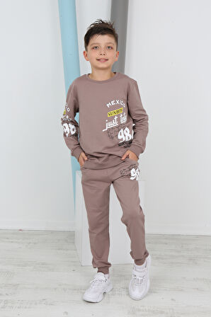 Toontoy Erkek Çocuk Just Tnty Baskılı Eşofman Takım