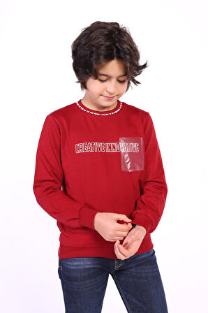 Toontoy Erkek Çocuk Creatıve Innovatıve Baskılı Sweatshirt