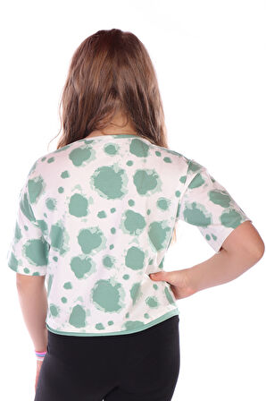 Toontoy Kız Çocuk Im Fıne Nakışlı Batik Tişört