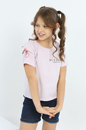 Toontoy Kız Çocuk Matısse Baskılı Tişört