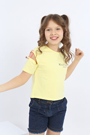Toontoy Kız Çocuk Matısse Baskılı Tişört