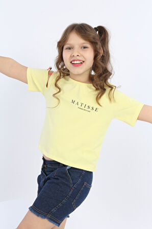 Toontoy Kız Çocuk Matısse Baskılı Tişört