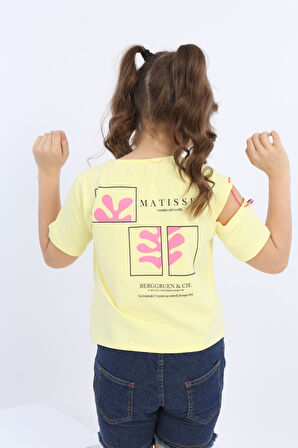 Toontoy Kız Çocuk Matısse Baskılı Tişört