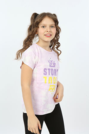 Toontoy Kız Çocuk Story Soul Baskılı Tişört