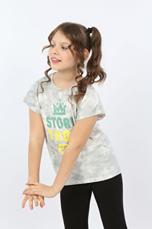 Toontoy Kız Çocuk Story Soul Baskılı Tişört