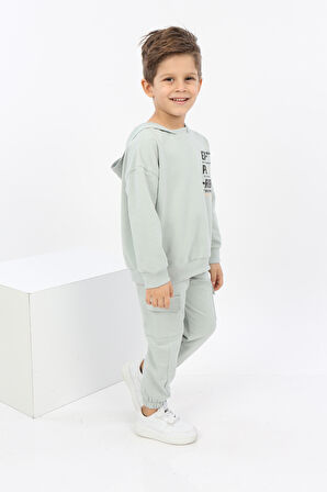 Toontoy Erkek Çocuk ExPloRer Baskılı Eşofman Takım
