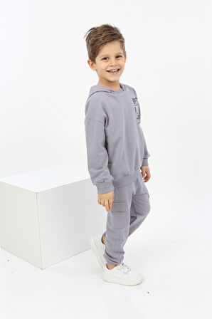 Toontoy Erkek Çocuk ExPloRer Baskılı Eşofman Takım