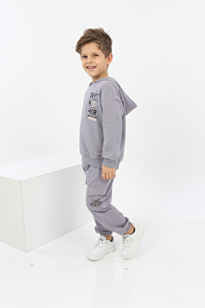 Toontoy Erkek Çocuk ExPloRer Baskılı Eşofman Takım