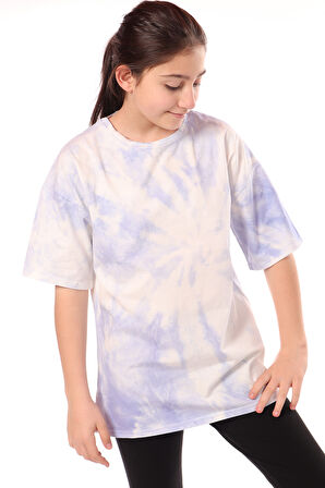 Toontoy Kız Çocuk Batik Desenli Tişört