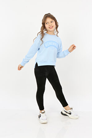 Toontoy Kız Çocuk Remember Baskılı Sweatshirt