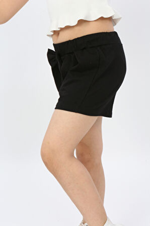 Toontoy Kız Çocuk Önü Pileli Fiyonklu Şort