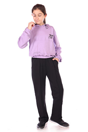 Toontoy Kız Çocuk Talent Cest Baskılı Eşofman Takım