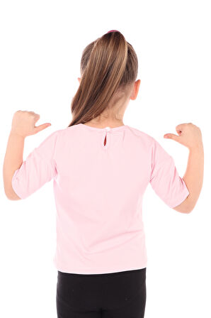 Toontoy Kız Bebek Le Taime Baskılı Tişört