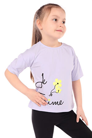 Toontoy Kız Bebek Le Taime Baskılı Tişört