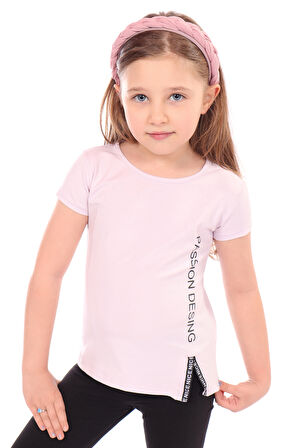 Toontoy Kız Bebek Passion Desing Baskılı Tişört