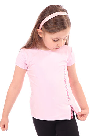 Toontoy Kız Bebek Passion Desing Baskılı Tişört