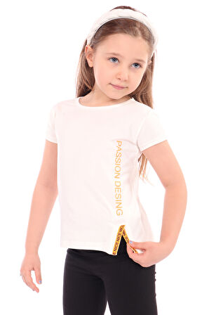 Toontoy Kız Bebek Passion Desing Baskılı Tişört