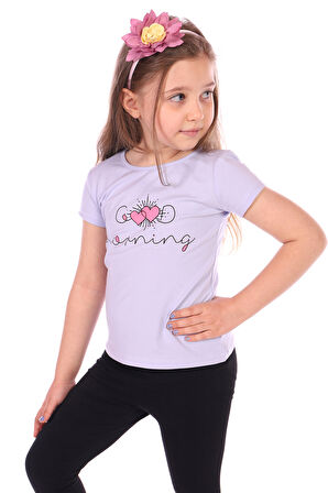 Toontoy Kız Bebek Good Morning Baskılı Tişört