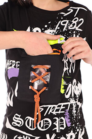 Toontoy Erkek Çocuk Armalı Önü Yazı Baskılı Tişört